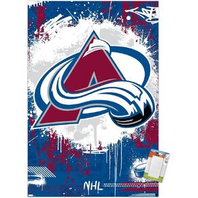 Trends International NHL Colorado Avalanche - Maximalist Logo 23 Wall Poster
