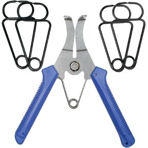 IRONSTAR Miter Spring Clamps Pliers for Woodworking, Including 8 Spring Clamps