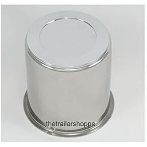 Stainless Steel Chrome Center Cap Cover for Trailer Wheel EZ Lube 3.19 319EZSS