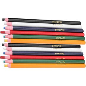 12Pcs Pack Mixed Colors Pen, Fabric Cutting Kit Hera Marker for Quilting Tailor Dressmaker Craft Marking Sewing Accessories Tailor's Used in Clothing, Cloth, Leather