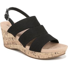 LifeStride Women's Darby Slingback Wedge Sandals