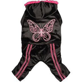 Doggy Parton Sparkle Butterfly Track Suit - M