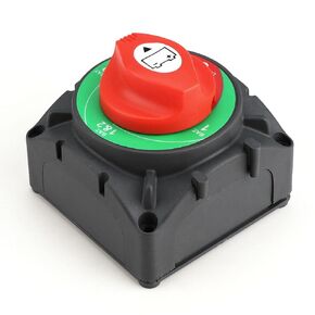 battery switch High current battery disconnect switch 12V-60V DC 600Amps battery isolator switch is applicable to automobile, yacht, ship, truck, ATV or large electrical switch