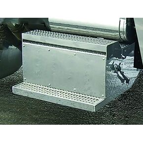 أعمال الطرق | صندوق بطارية من الفولاذ المقاوم للصدأ لبيتربيلت 379 | 30058-13 in Kuwait