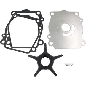 1740087D11 Water Pump Impeller Repair Kit for Suzuki Outboard 2 Stroke V6 Engines DT 150 175 200 225 1986-2003 Motor Impeller 17461-90J00 17400-87D11 Sierra 18-3253