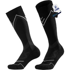 BRISIRA Bamboo Viscose BaseBall SoftBall Soccer Socks Cushioned Moisture Wicking Athletic Knee High Sport Compression Socks