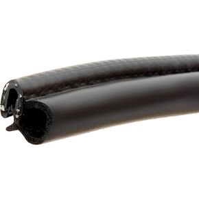 Trim Door Rubber Seal 15mm Diameter Bulb X 1-4mm Grip Range X 14mm U Height (10 Feet)