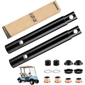 10L0L Golf Cart Steering Knuckle Kingpin & Bushing Kit for Yamaha G2/G8/G9/G11/G14/G16/G19/G20 G&E Models OEM# J38-23516-00 J38-23527-00 J38-23528-00 90384-15825 90384-15826 90334-19800 90201-156J2