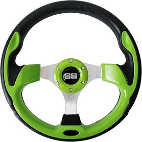Golf Cart Steering Wheel 12.5 inch Universal for Club Car DS Precedent Tempo EZGO RXV TXT Yamaha