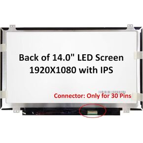 Fullcom New 14 inches IPS Replacement Screen Compatible with Chromebook 14 CB3-431-C5FM also fit N140HCA-EAB, N140HCE-EAA, N140HCE-EAB FHD