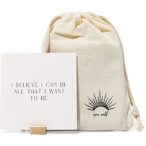 بطاقات التأكيد الإيجابية للنساء - 31 اقتباسًا ملهمًا وتمكينيًا يوميًا فريدًا من نوعه لحب الذات والثقة - بطاقات تحفيزية بأسئلة مثيرة للتفكير - بطاقات مظاهر - أبيض in Kuwait