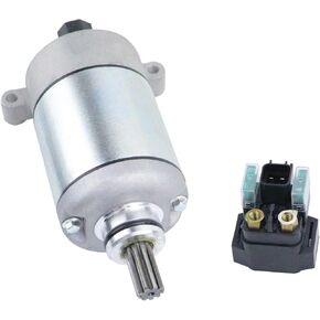 Hity Motor & Relay 28P-81890-00-00 28P-81890-01-00 19500 Starter for Yamaha Grizzly 550 Kodiak 700 YFM550 YFM700 SMU0512