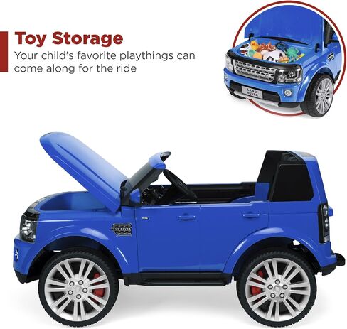 Best Choice Products 12V 3.7 MPH 2-Seater Licensed Land Rover Ride On Car Toy w/Parent Remote Control, MP3 Player - Black in Kuwait