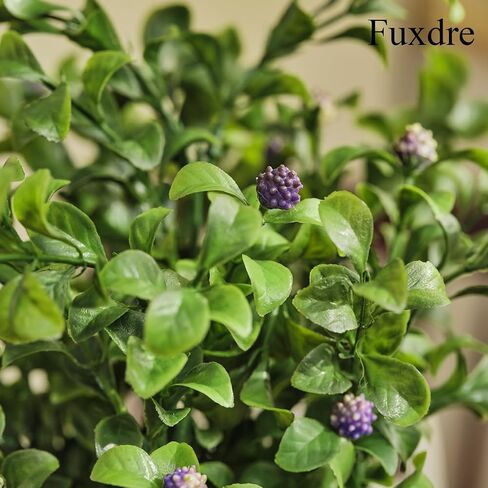 Artificial Flowers Fake Plants in Ceramic Pot with Metal Box Cradle Display Set for Home Bathroom Living Room Table Centerpiece Decor Indoor in Saudi Arabia