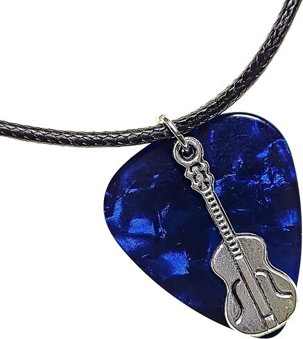 Guitar Pick Necklace Guitar on Blue in Saudi Arabia