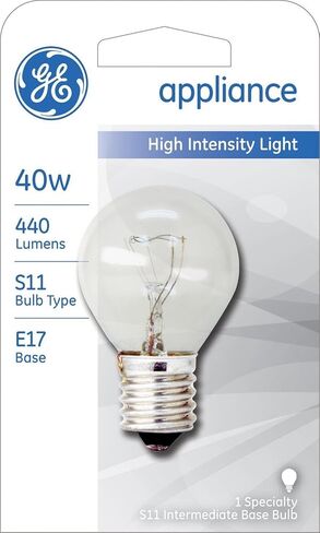 GE Lighting 35156 40-Watt High Intensity Appliance Light S11 1CD Light Bulb (4 Bulbs) in Saudi Arabia