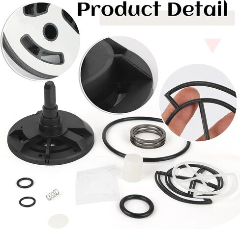 طقم دوار وختم قياسي جديد لمنقي المياه 7238468، صمامات التحكم في منقي المياه 3/4 بوصة متوافقة مع Whirlpool، Kenmore، EcoPure، GE، Morton، NorthStar in Kuwait