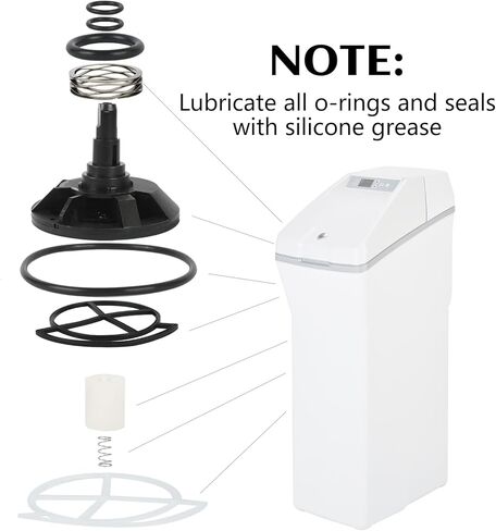 طقم دوار وختم قياسي جديد لمنقي المياه 7238468، صمامات التحكم في منقي المياه 3/4 بوصة متوافقة مع Whirlpool، Kenmore، EcoPure، GE، Morton، NorthStar in Kuwait