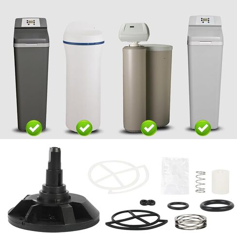 طقم دوار وختم قياسي جديد لمنقي المياه 7238468، صمامات التحكم في منقي المياه 3/4 بوصة متوافقة مع Whirlpool، Kenmore، EcoPure، GE، Morton، NorthStar in Kuwait
