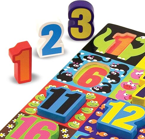 Melissa & Doug Jumbo ABC Wooden Chunky Puzzle (26 pcs) - Large Alphabet Puzzles, Wooden Puzzles For Toddlers And Kids Ages 3+ in Saudi Arabia