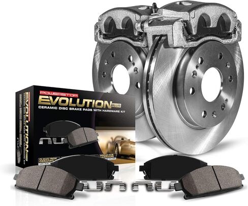 Power Stop KCOE1534 Autospecialty 1-Click OE Replacement Brake Kit with Calipers in Saudi Arabia