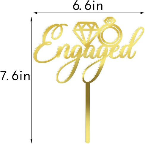 Bride to Be Cake Topper Bridal Shower Cake Topper,for Wedding Shower/Engagement/Bachelorette/Hen Party Decorations/Birthday Party Cake (Rose gold) in Saudi Arabia