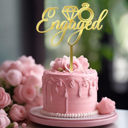 Bride to Be Cake Topper Bridal Shower Cake Topper,for Wedding Shower/Engagement/Bachelorette/Hen Party Decorations/Birthday Party Cake (Rose gold) in Saudi Arabia