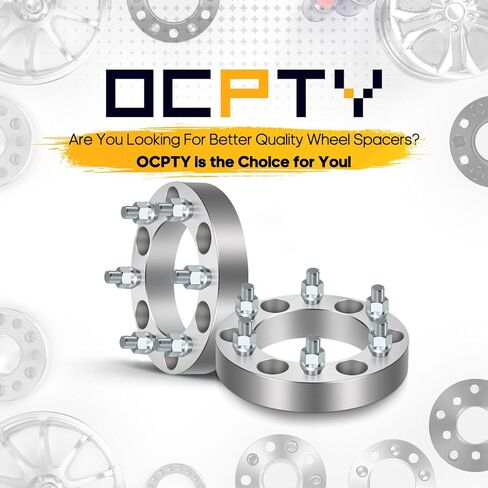 OCPTY 2PCS 1.25 inch 6x5.5 to 6x5.5 Wheel Spacers Adapters 6 Lug 12x1.5 Studs Fits for TACOMA for Montero Sport Wheel Spacer in Saudi Arabia