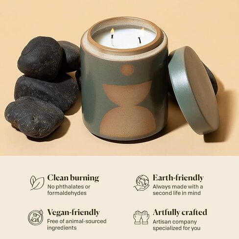 Paddywax Form Artisan Hand-Poured Scented Candle, 12-Ounce, Mandarin Mango in Saudi Arabia