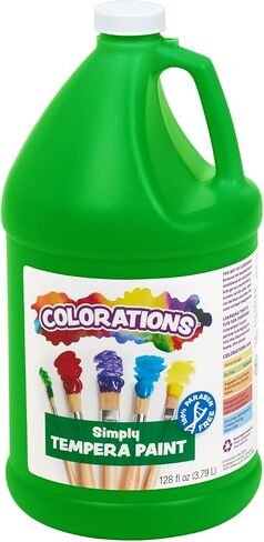 Colorations Washable Tempera Paint, Gallon, Brown, Non Toxic, Vibrant, Bold, Kids Paint, Craft, Hobby, Fun, Art Supplies in Saudi Arabia