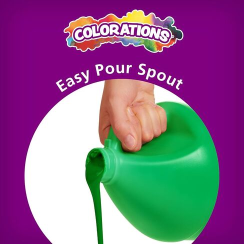 Colorations Washable Tempera Paint, Gallon, Brown, Non Toxic, Vibrant, Bold, Kids Paint, Craft, Hobby, Fun, Art Supplies in Saudi Arabia