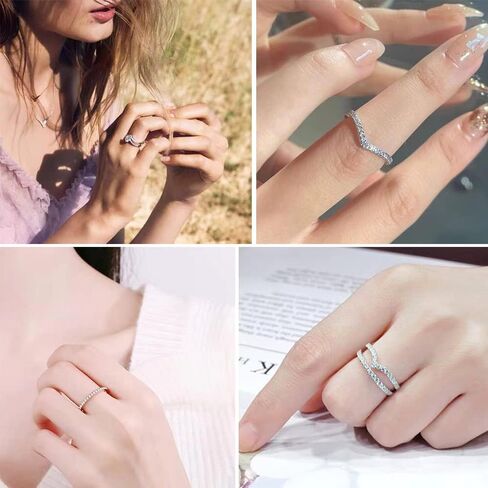 1 Moissanite Rings for Women, D Color VVS1 Clarity Brilliant Round Cut Solitaire Lab Created Diamond Moissanite Ring Rhodium Plated Solid S925 Sterling Silver in Saudi Arabia