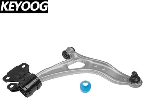 KEYOOG 2 قطعة ذراع التحكم السفلي الأمامي الأيمن الأيسر ومجموعة وصلات كروية مناسبة لـ 2013-2018 Ford C-Max 2012-2018 Focus (لا يناسب عجلات 15 بوصة) K622753 K622788 تعليق جانبي للسائق والراكب in Saudi Arabia