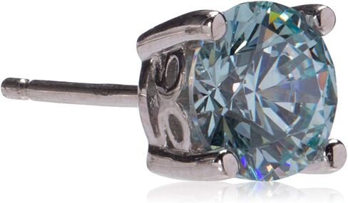 Amazon Collection Yellow Gold Plated, Platinum or Rose Gold Plated Sterling Silver Infinite Elements Cubic Zirconia Stud Earrings | White, Blue, Green, or Pink Cubic Zirconia in Saudi Arabia