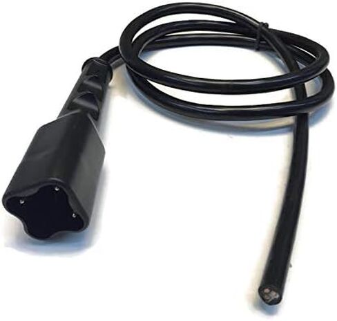 48V 3-Pin Charger Plug Connector & Power Cord Kit for Yamaha Golf Cart Years 2007 & Up in Saudi Arabia