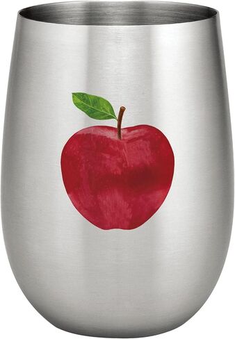 UPware 18/8 Stainless Steel 15 oz. Full Color Printed Stemless Wine Glass, Unbreakable and Shatterproof Metal, for Wine and Beverage (Palm Trees) in Saudi Arabia