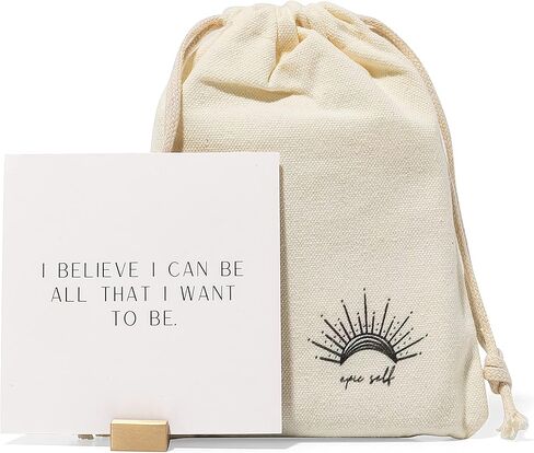 بطاقات التأكيد الإيجابية للنساء - 31 اقتباسًا ملهمًا وتمكينيًا يوميًا فريدًا من نوعه لحب الذات والثقة - بطاقات تحفيزية بأسئلة مثيرة للتفكير - بطاقات مظاهر - أبيض in Kuwait