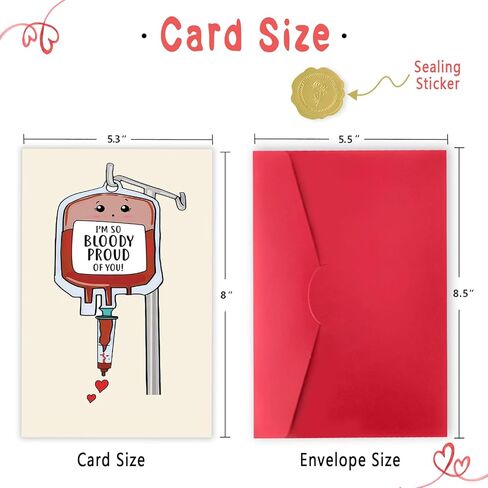 Cute Thank You Card for Heart Surgeon, Funny Thank you Gift for Women Men, Appreciation Card for Doctor Nurse Medical Staff, Thank You from the Apex of My Heart in Kuwait