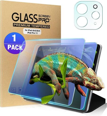 واقي شاشة مضاد للضوء الأزرق لجهاز iPad Air 5th/4th Gen (2022/2020 10.9 بوصة وiPad Pro 11 بوصة (2022/2021/2020/2018) مع واقي عدسة الكاميرا in Kuwait
