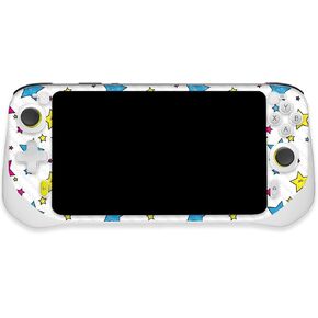 MightySkins Carbon Fiber Skin Compatible with Logitech G Cloud Gaming Handheld - Smiley Stars | Protective, Durable Textured Carbon Fiber Finish | Easy to Apply | Made in The USA