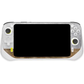 MightySkins Glossy Glitter Skin Compatible with Logitech G Cloud Gaming Handheld - Concrete Wood | Protective, Durable High-Gloss Glitter Finish | Easy to Apply | Made in The USA