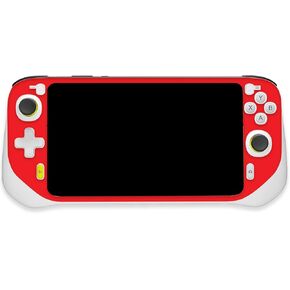 MightySkins Skin Compatible with Logitech G Cloud Gaming Handheld - Solid Red | Protective, Durable, and Unique Vinyl Decal wrap Cover | Easy to Apply, Remove, and Change Styles | Made in The USA