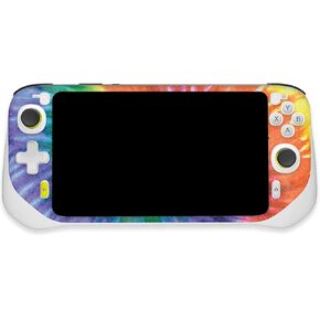 MightySkins Glossy Glitter Skin Compatible with Logitech G Cloud Gaming Handheld - Tie Dye Spiral | Protective, Durable High-Gloss Glitter Finish | Easy to Apply | Made in The USA