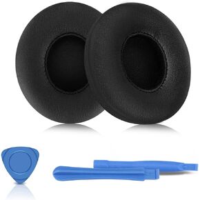 وسائد أذن بديلة من ELZO متوافقة مع سماعات Beats Solo 2 وSolo 3 اللاسلكية بلوتوث، طقم استبدال وسائد أذن من الجلد الفاخر لسماعات الرأس in Kuwait