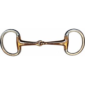 SS Eggbutt Single Jointed Copper Mouth Snaffle Training Bit 35640