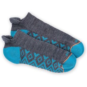 PISAC Women's Raven Ankle Sock, Aqua, Medium