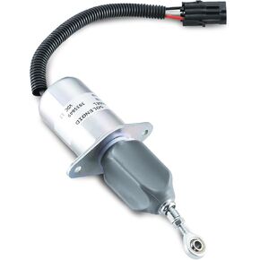 3935649 Fuel Shut Off Solenoid 4089574 SA-4765-12 Compatible with Cummins Diesel Engine 5.9L or 8.3L Replacement for Motorhomes Ford Freightliner part 12VDC