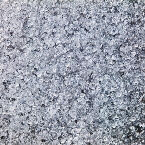 Transparent Clear Tri-Beads 1-lb Bag