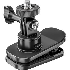 Camera Holder Mount Magnetic Backpack Clip Holder Flat Fixed Bracket Mount Clamp for Insta360 X4 / X3 / X2 / GO3 Action Thumb Camera