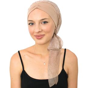 CAPLORD Head Scarf for Women Skull Cap Chemo Patients Headwear Cancer Hair Loss Scarf Headwrap Cover Hat Turban Covering Wrap